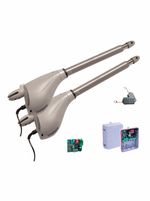 Kit Calypso Largo Electromecánico Erreka 125VAC para Batientes de Hasta 4.00 Mts. por Hoja