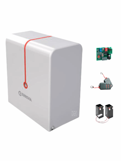 Kit Dingo Electromecánico Erreka Corredizo 400 Kg Residencial