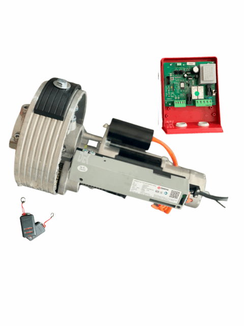 Kit Ergos Electromecánico 200 Kg. 125 VAC para Cortinas Enrollables.