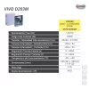 VIVO-D203M Tarjeta Electrónica Con Display para 1 o 2 Motores 24 VDC, Alimentación 125 VAC - Imagen 2