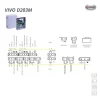 VIVO-D203M Tarjeta Electrónica Con Display para 1 o 2 Motores 24 VDC, Alimentación 125 VAC - Imagen 4
