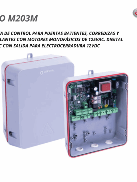 VIVO-M203M Tarjeta Electrónica Con Display para Motores Monofásicos de 125 VAC