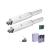 Kit Vulcan Corto Rápido Erreka para 2 puertas abatibles