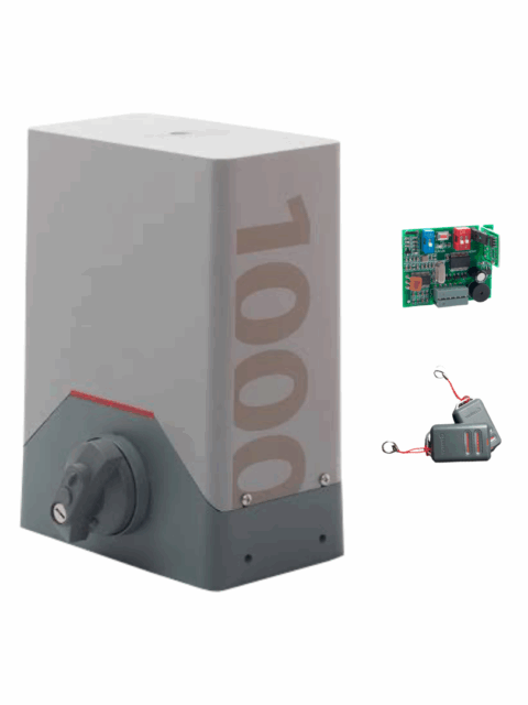 Kit Rino Inversor Electromecánico Erreka Corredizo 1000 Kg.